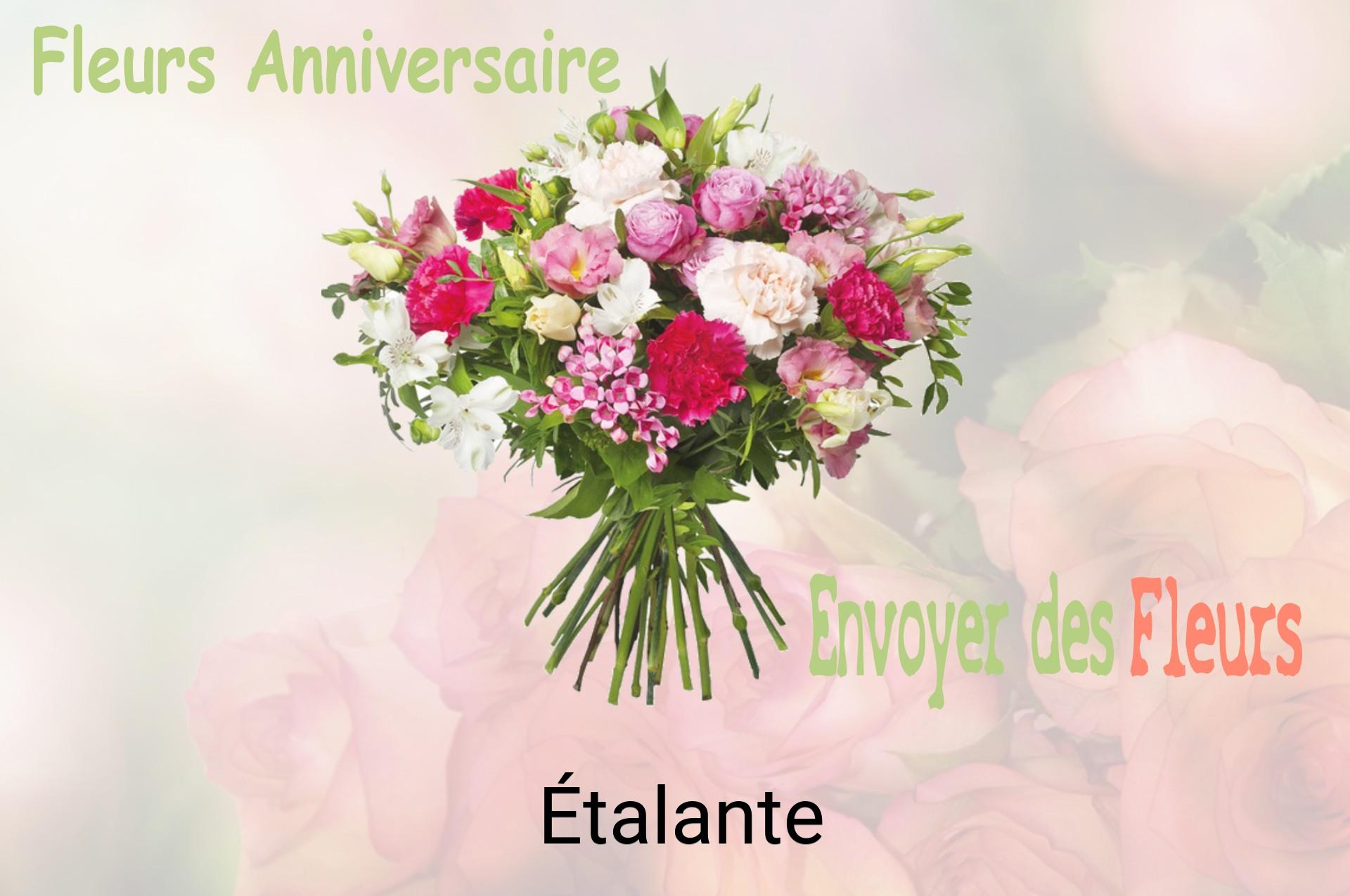 Bouquet de fleurs d’anniversaire livré à Étalante