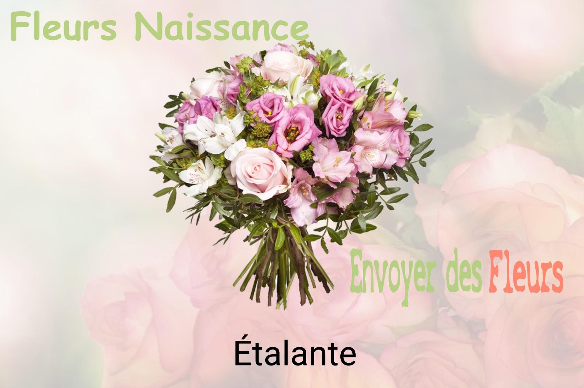 Bouquet de fleurs de naissance livré à Étalante